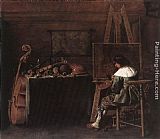 The Painter in his Studio by Hendrick Gerritsz Pot